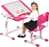 Escritorio y Silla Ajustable con Cajón para Niños