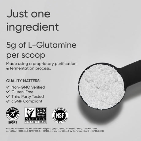 L-Glutamina en Polvo - Sports Research - Recuperación y Salud