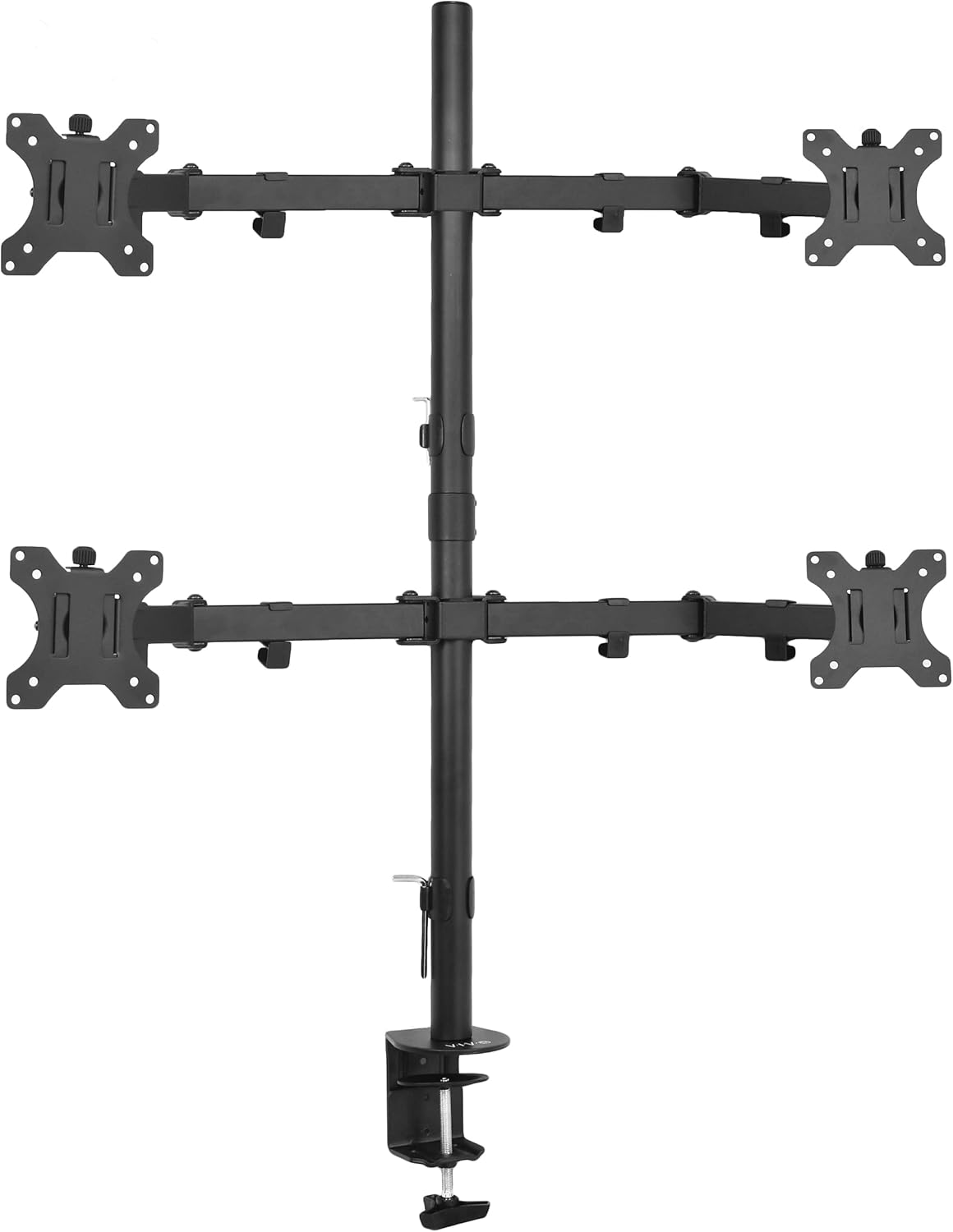 Soporte de Monitor VIVO para 4 Pantallas, Ajustable, STAND-V004