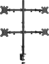 Soporte de Monitor VIVO para 4 Pantallas, Ajustable, STAND-V004