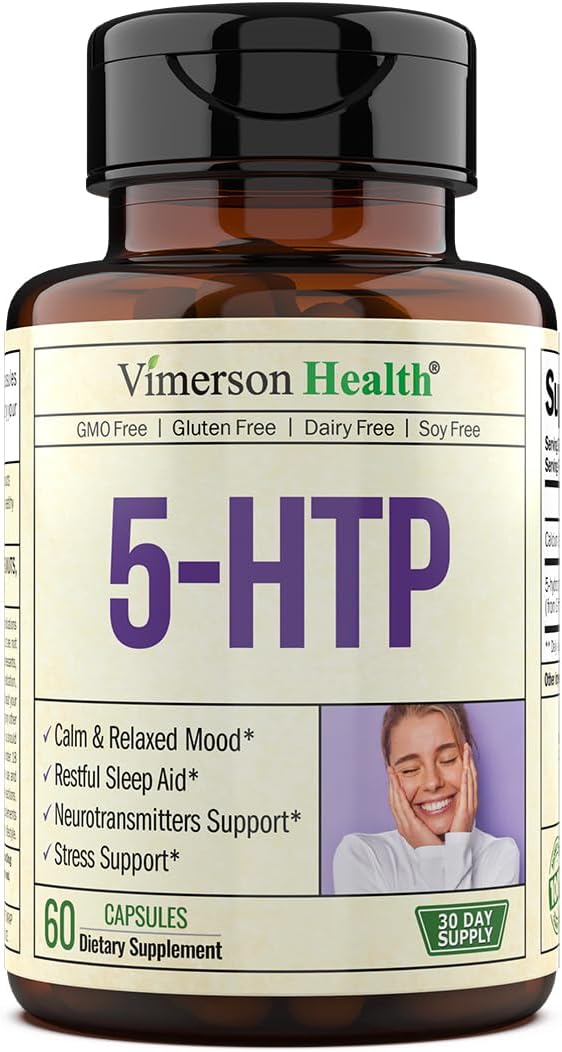 Suplementos de serotonina 5HTP para mujeres y hombres