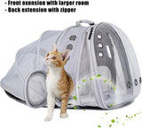 Mochila Transportadora Expandible para Gatos y Perros - Modelo X