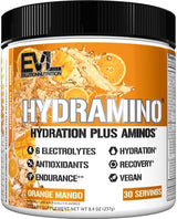 Evlution Nutrition Hidramino Hidratación, 6 electrolitos, 30 serv