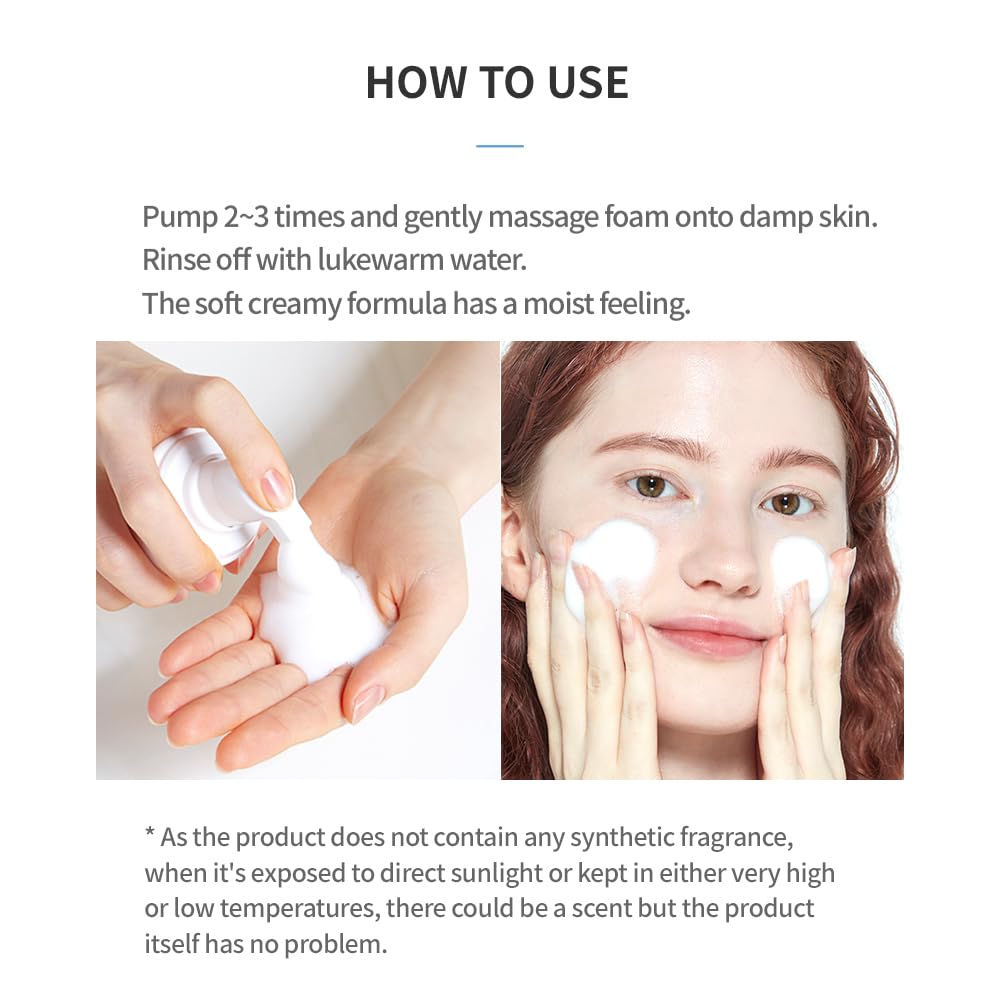 Limpiador Facial para Piel Sensible, pH Bajo, Hidratante