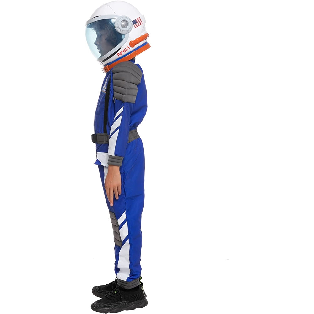 Disfraz de astronauta azul unisex Tamaño: S (5-7)