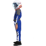 Disfraz de astronauta azul unisex Tamaño: S (5-7)