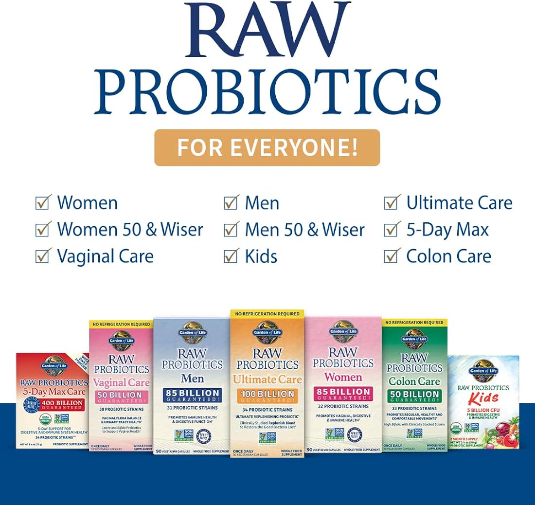 Suplementos  Garden of Life probiotico para mujeres