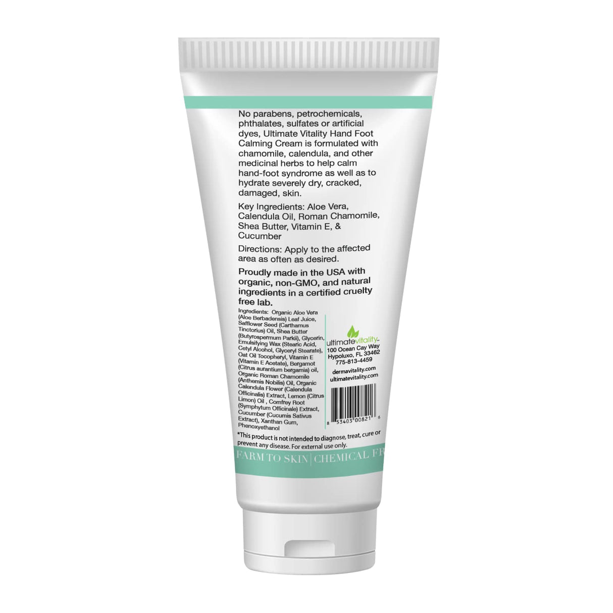 Crema de Manos y Pies UltimateVitality para Pacientes Oncológicos