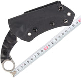 Cuchillo táctico de supervivencia de doble filo con funda