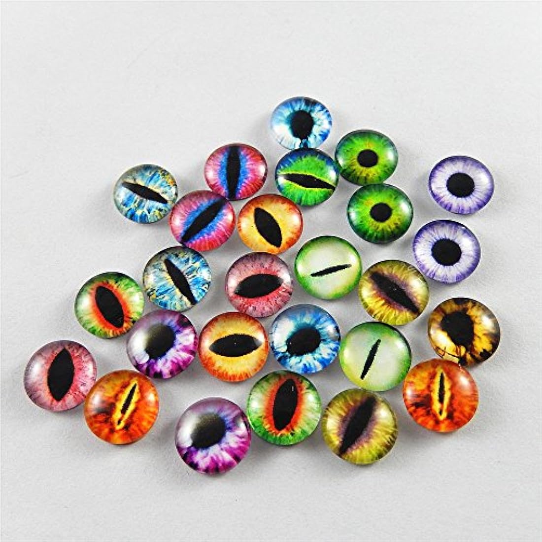 60 piezas mixtos Dragon Eyes colgante Ajustes