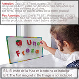 Letras y Números Magnéticos para Niños, Educativos, ES1