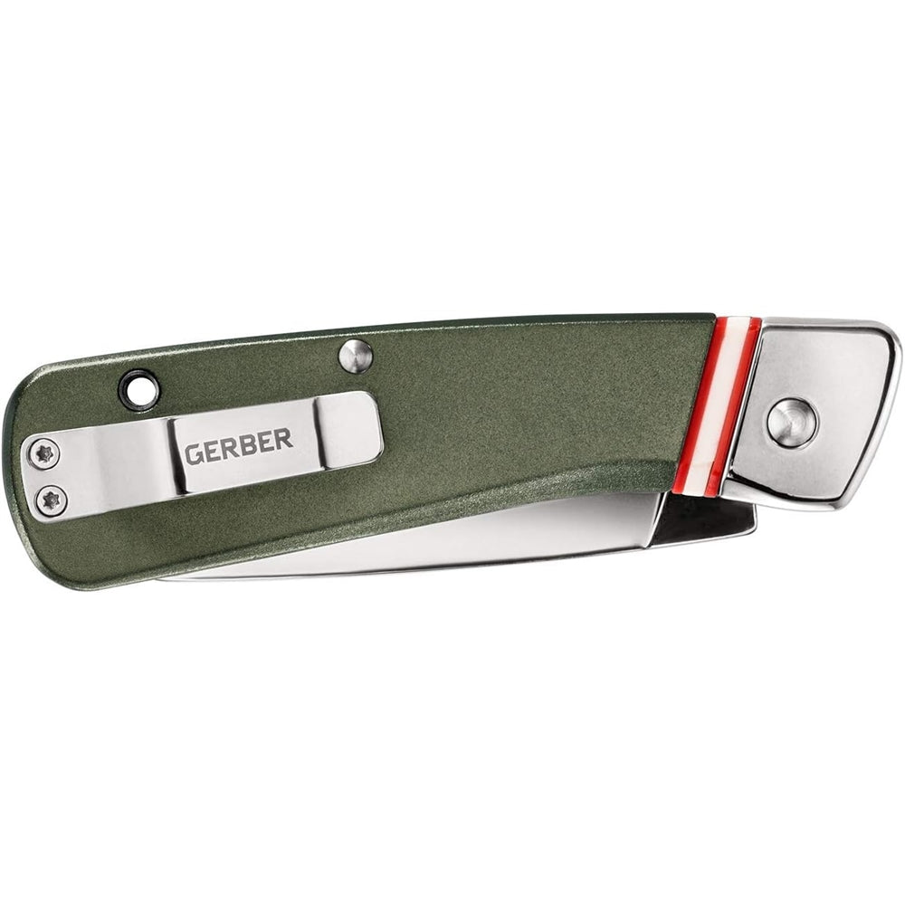 Cuchillo de bolsillo plegable de encaje recto borde fino