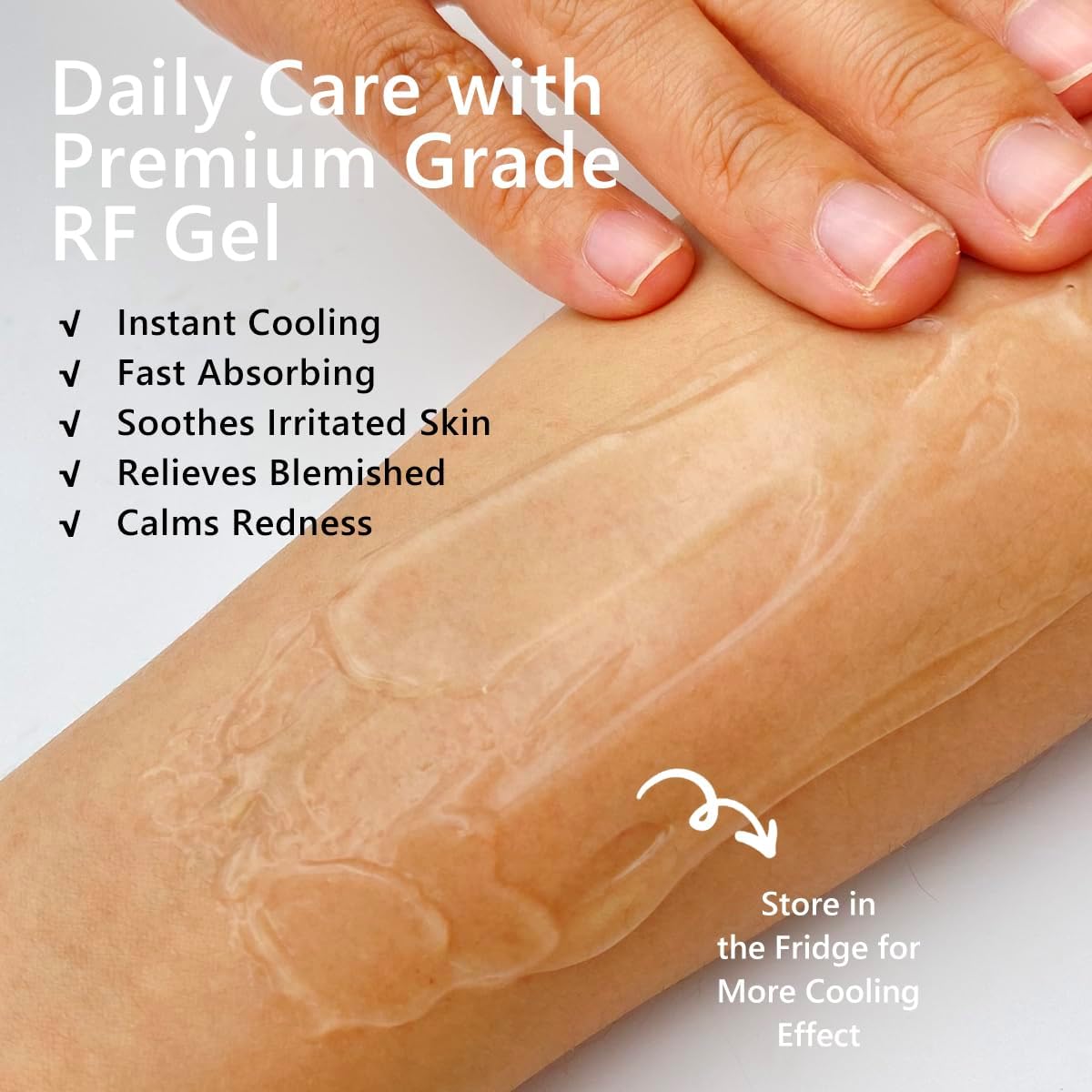Gel de Radiofrecuencia Facial RF, Conductor y Hidratante