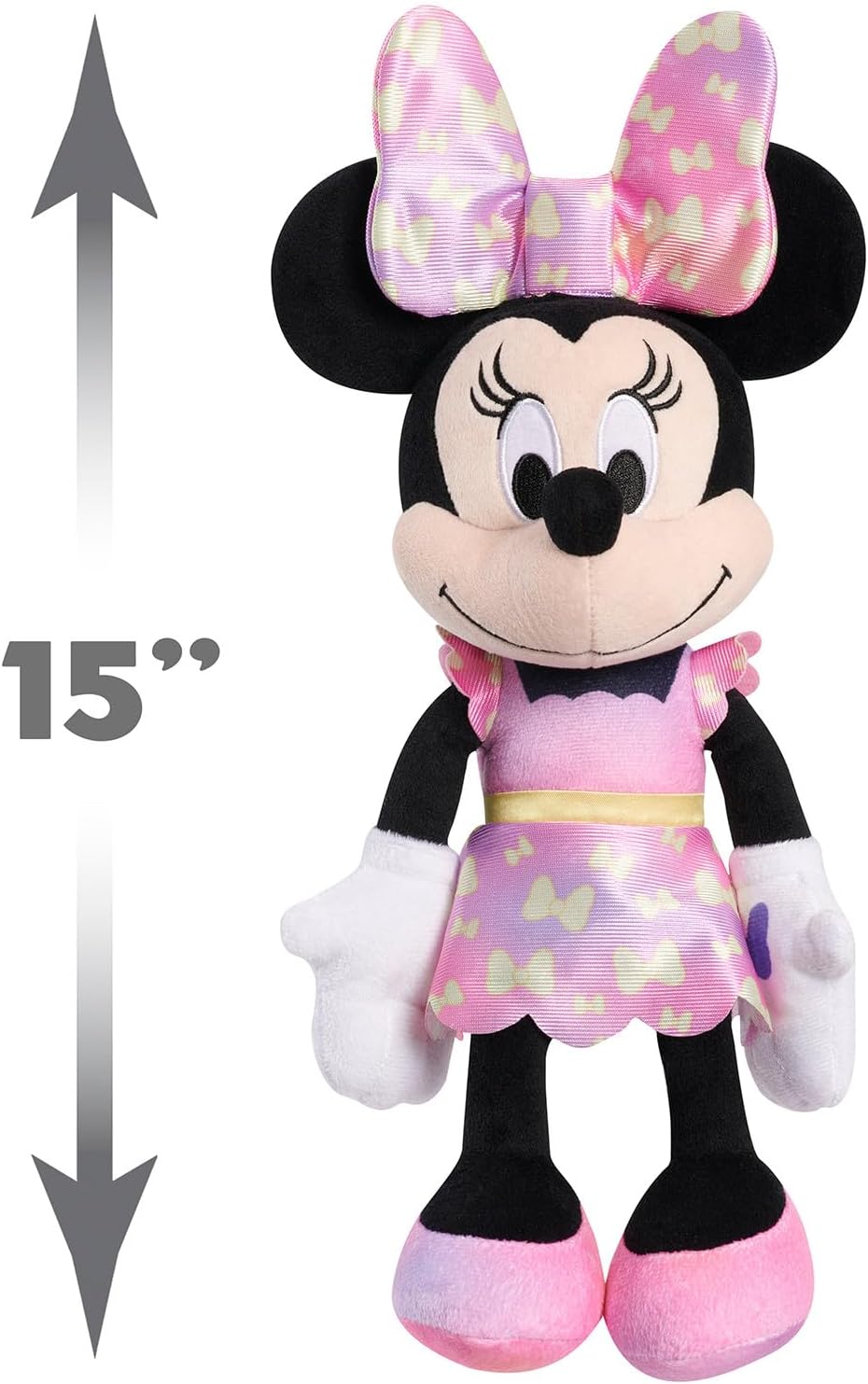 Muñeca de Minnie Mouse, Just Play, luces y sonidos, 14 pulgadas