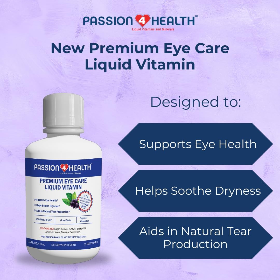 Suplementos Passion 4 Vitaminas líquidas para los ojos