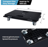Dolly Móvil Nellyke, Capacidad 500LBS, 2 Piezas, 16''x10
