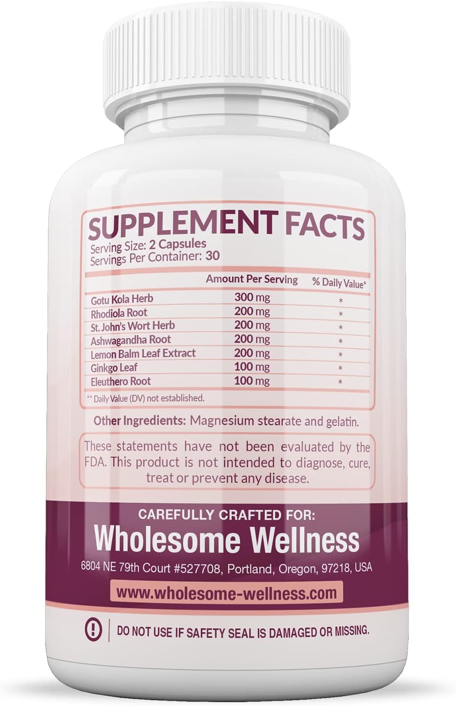 Suplemento de Alivio Natural Happy Formula para Todos 60 Cáp