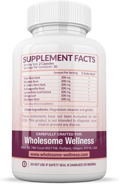 Suplemento de Alivio Natural Happy Formula para Todos 60 Cáp