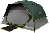 Tienda de campaña familiar 4 personas, impermeable, fácil de montar