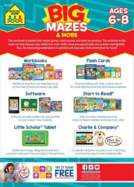 Big workbook-mazes y más