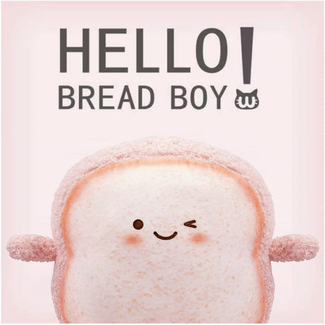 Peluche de pan tostado rosado