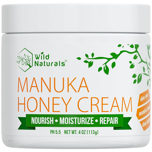 Crema de miel de manuka para curación e hidratación