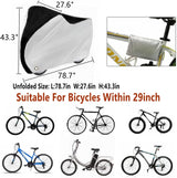Cubiertas para bicicleta, impermeables con agujero para candado