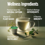 Cápsulas de Té Verde VitaCup, Energía y Detox, 16 Ct