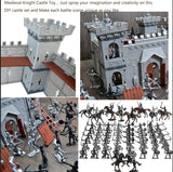 Figuritas de Caballeros Medievales, Ejercito de Juguete, 36 Piezas
