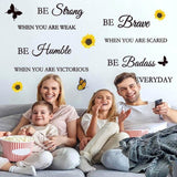 Vinilo Decorativo Inspirational 'Be Strong', 11.5 x 0.6 in