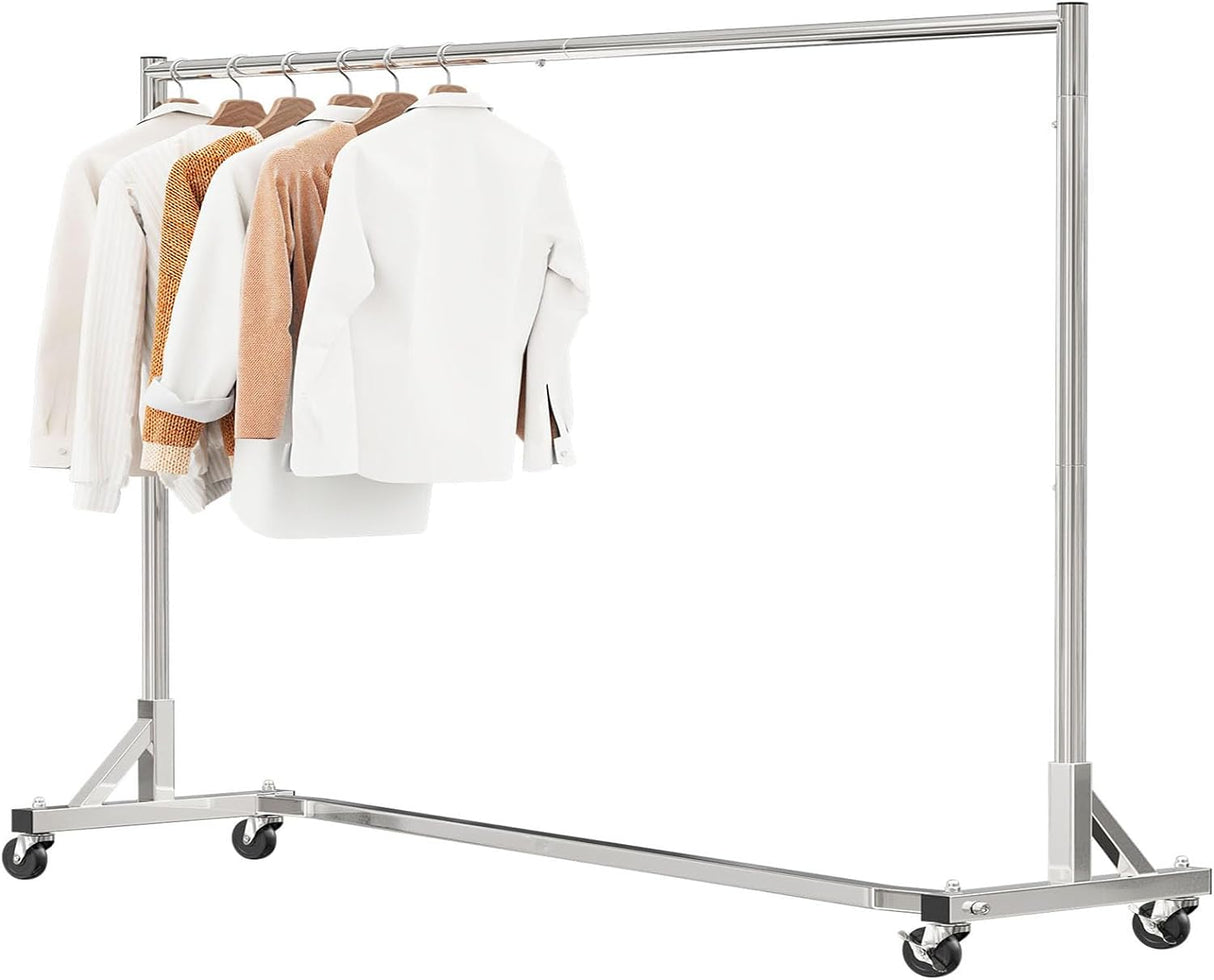 Perchero Industrial con Ruedas, 70in, 600lb, Extra Largo
