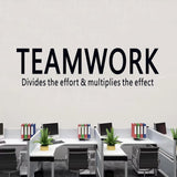 Vinilos Decorativos SEATUNE - Citas de Trabajo en Equipo 45X16
