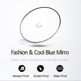 Reloj ultra delgado para mujer Esfera azul de cuarzo Oro