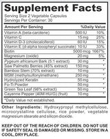 Potente Vitaminas Única de Plus de pelo, cabello con Biotina