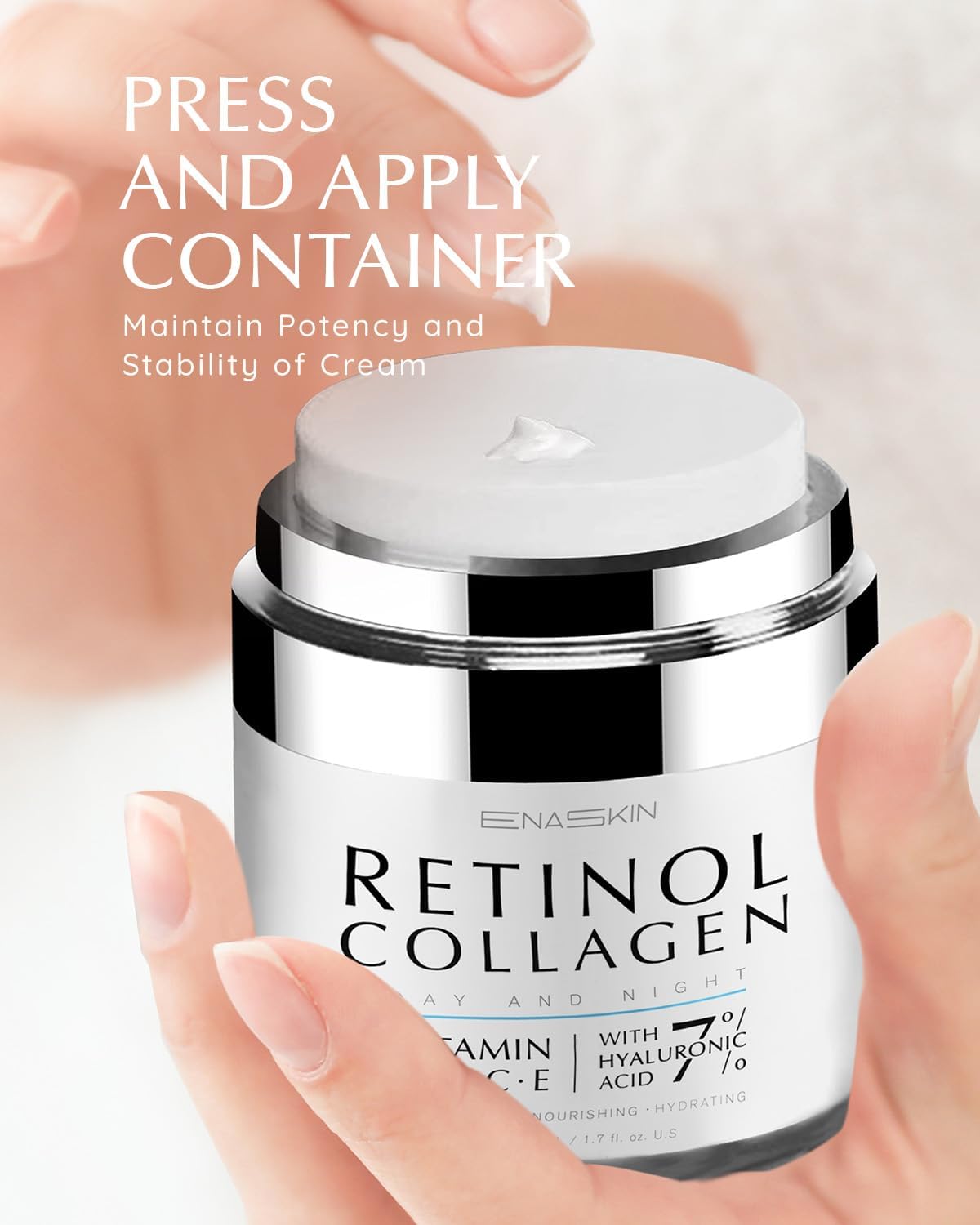 Crema hidratante de retinol para día y noche EnaSkin