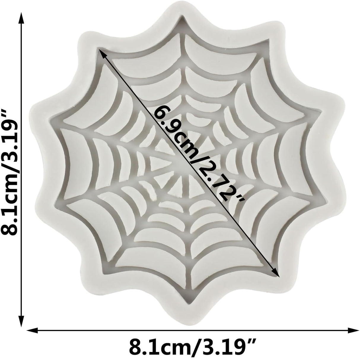 Molde de Silicona Araña Halloween para Pasteles y Dulces