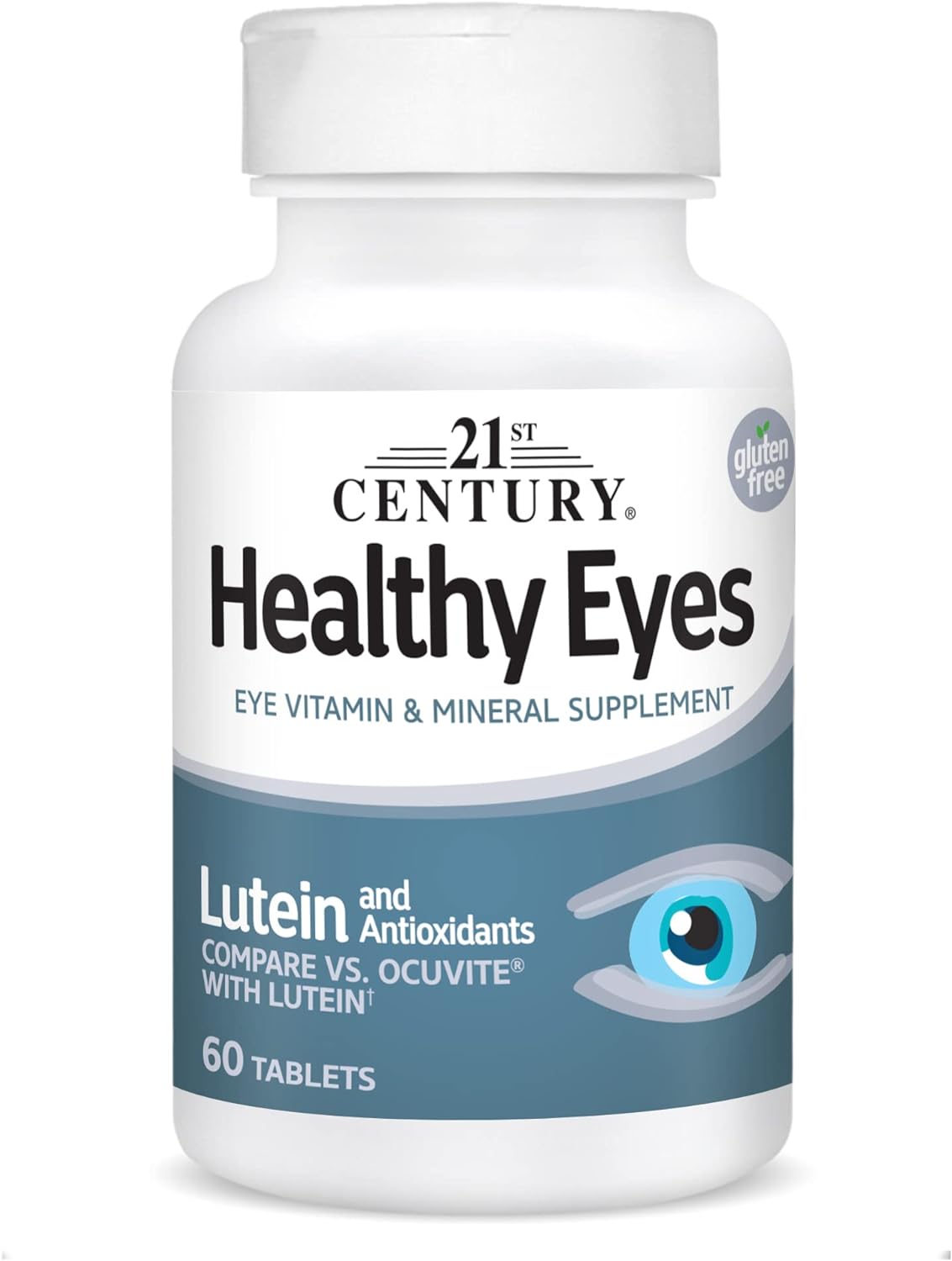 Suplemento 21st Century Ojos saludables de luteína 60 und