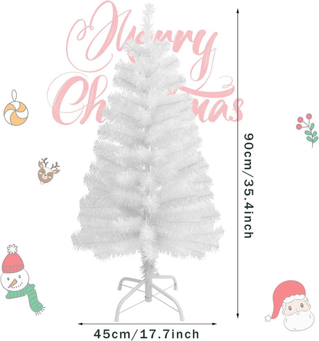Árbol de Navidad artificial de mesa, 130 puntas, modelo 3Ft
