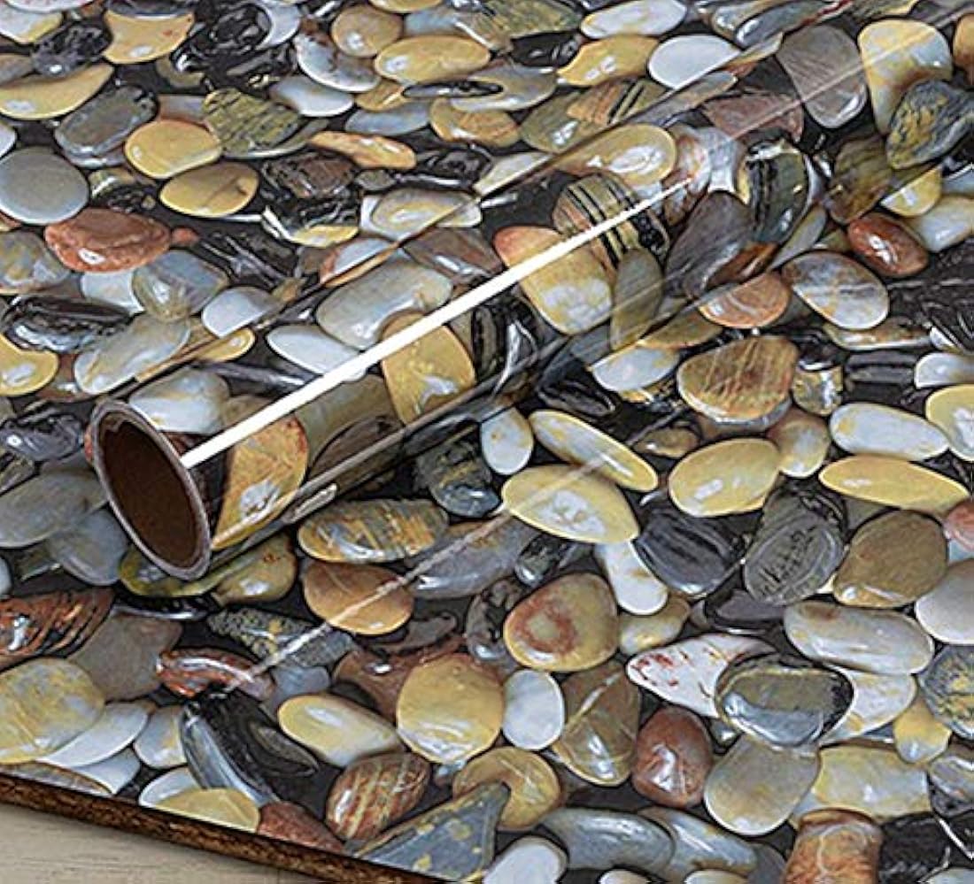 Papel pintado adhesivo de vinilo tipo mármol (15.0 x 31.1)