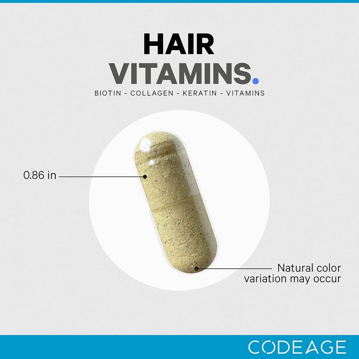 Suplementos Vitaminas para el cabello 10000 mcg de biotina