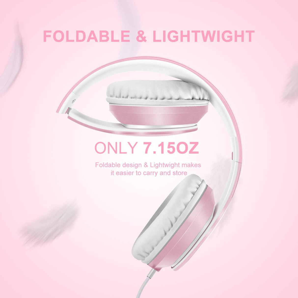 Auriculares LORELEI X6, sobre oído, ligeros y portátiles.