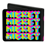 Billetera multicolor de Mickey Mouse
