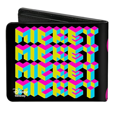 Billetera multicolor de Mickey Mouse