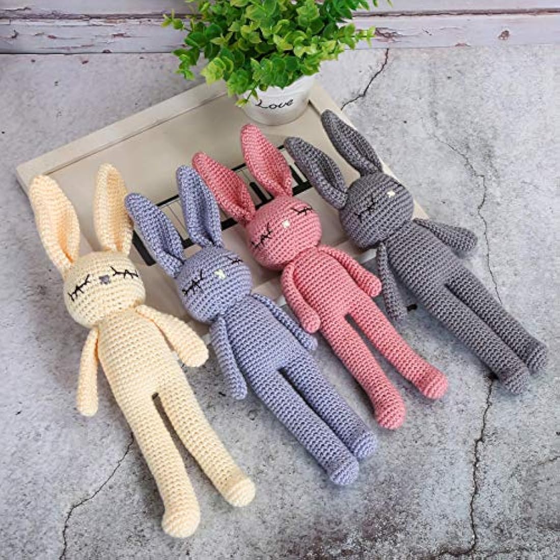 Peluche de conejo de peluche para bebé recién nacido