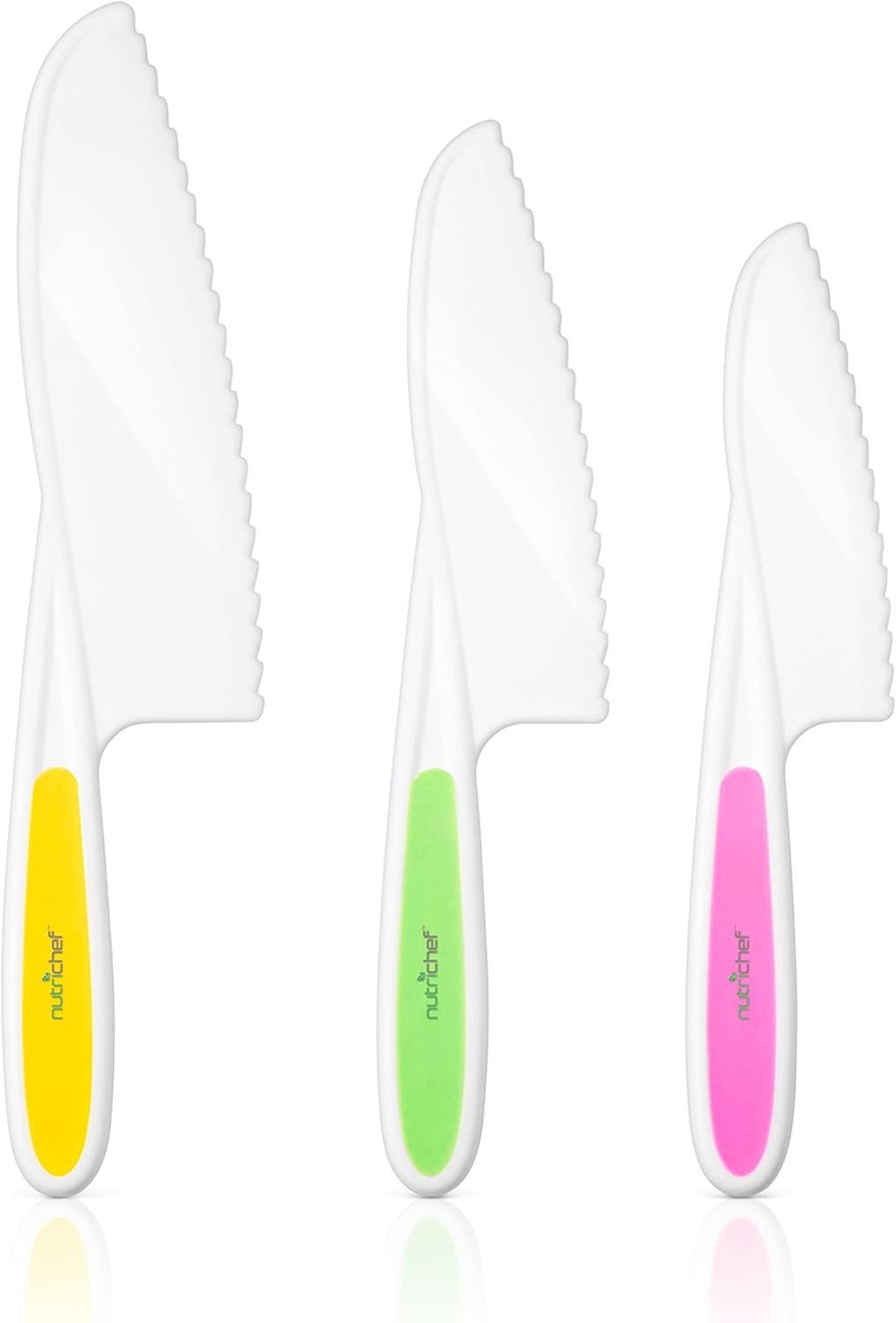 Juego de cuchillos de nailon 3 piezas NUTRICHEF NCKIDNF3