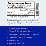 Suplemento de refuerzo NAD+ patentado salud muscular