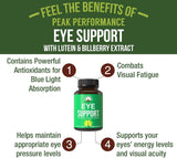 Suplemento Vitaminas para los ojos extracto de arándano 30u