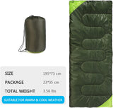 Saco de dormir de camping para adultos ligero impermeable