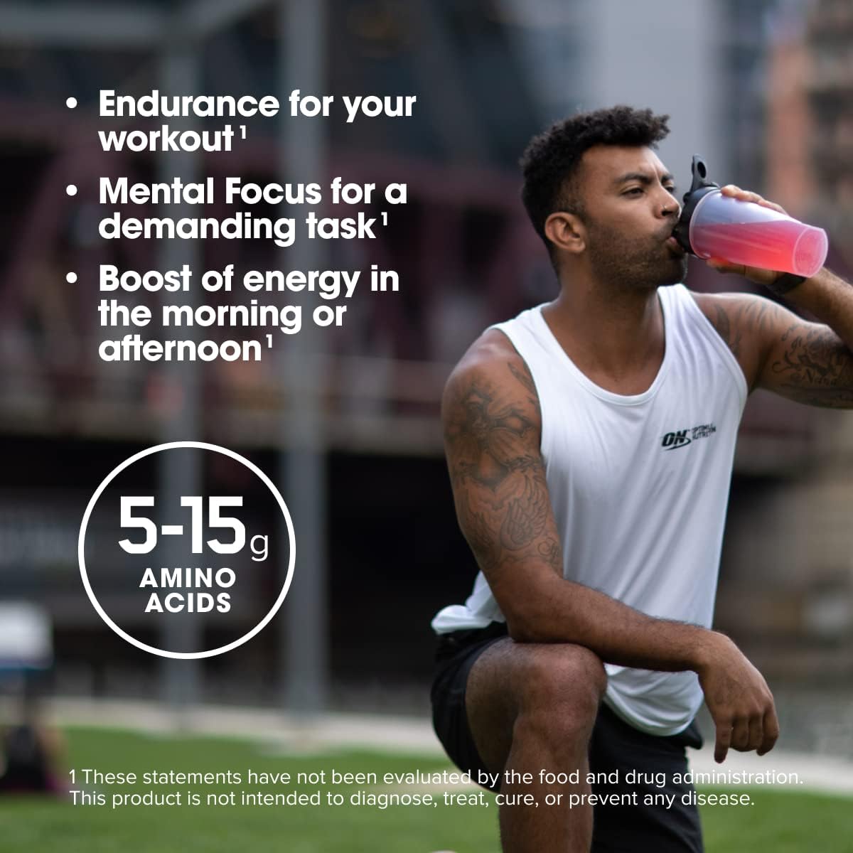 Suplemento Amino Energy preentrenamiento con té verde  BCAA