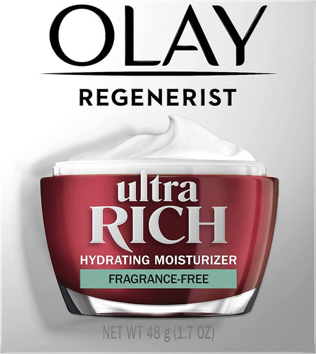 2 Cremas hidratantes faciales sin fragancia Ultra Rich